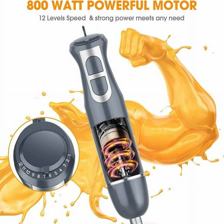  Mueller Smart Stick 800W, 12 Speed and Turbo Mode, 3