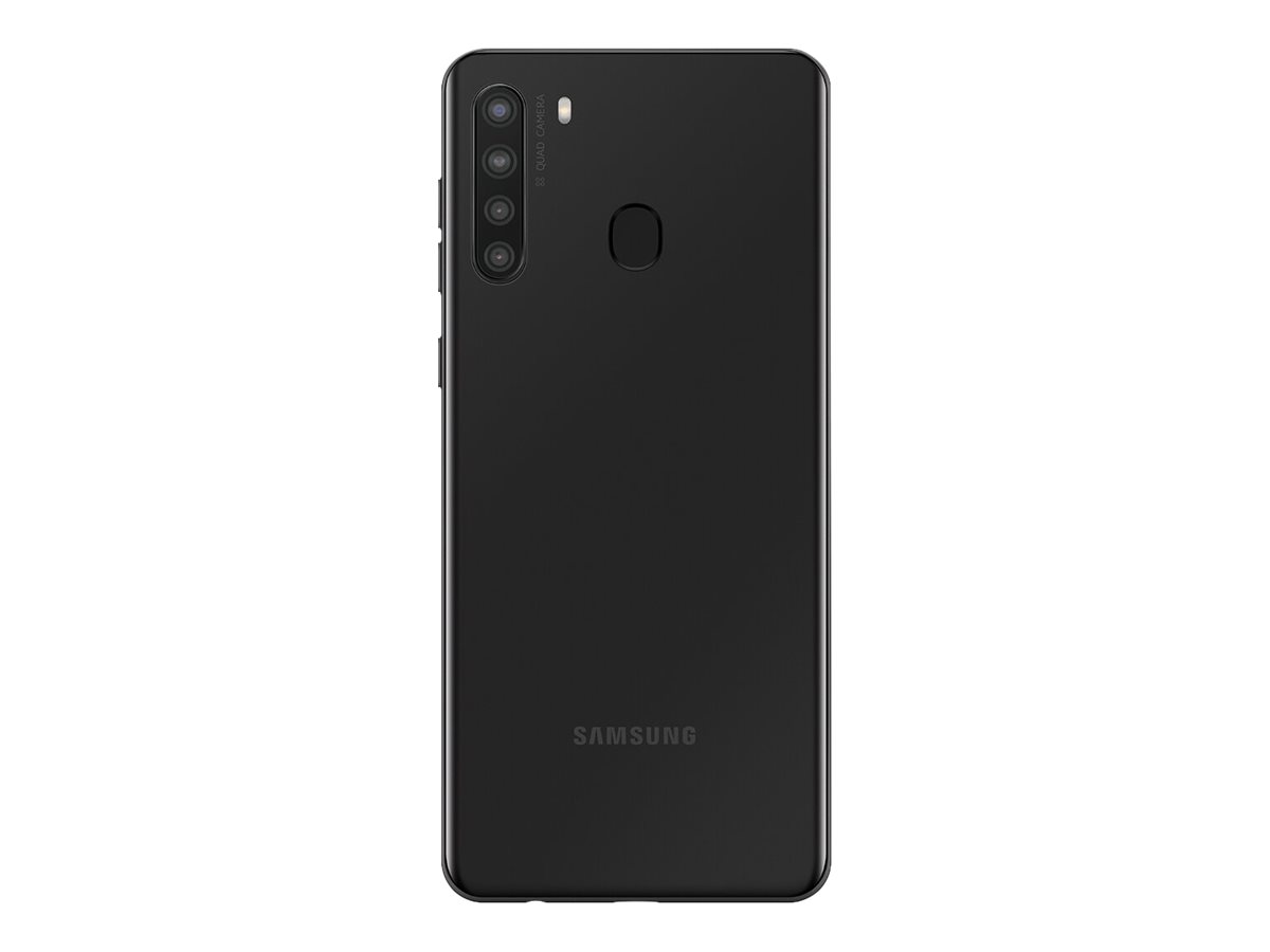 Samsung Galaxy A21 - Smartphone - 4G LTE - 32 GB - microSD slot - 6.5" - 1600 x 720 pixels - PLS TFT - RAM 3 GB (13 MP front camera) - 4x rear cameras - Android - Sprint - black