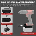 thumbnail image 3 of Adapter for SKIL 20V Tools - Compatible with Craftsman 20V Battery Cordless Power Tools Drill, 3 of 10