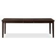 thumbnail image 3 of Furniture of America Arvin 90" Removable Leaf Extendable Dining Table, Espresso, 3 of 12