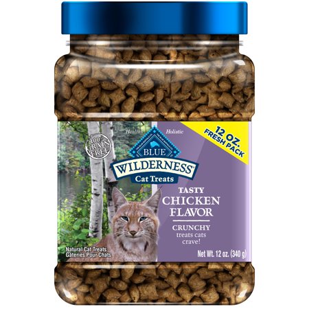 UPC: 0840243125319 | Wilderness Crunchy Cat Treats Chicken 12oz