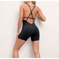 thumbnail image 3 of Mono de yoga para gimnasio 2024 para mujer, mono de entrenamiento, mono deportivo sin espalda, ropa deportiva para mujer, traje de fitness de una pieza, 3 of 5