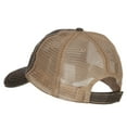 thumbnail image 3 of Captain Embroidered Low Profile Mesh Cap - Brown Khaki OSFM, 3 of 5