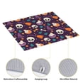 thumbnail image 4 of ZICANCN Dish Drying Mat for Kitchen Countertop, Purple Halloween Hat Skull Drainer Mats with Non-slip Rubber Backed, Super Absorbent Easy Clean Rack Pad, 16x18 Inches, 4 of 9