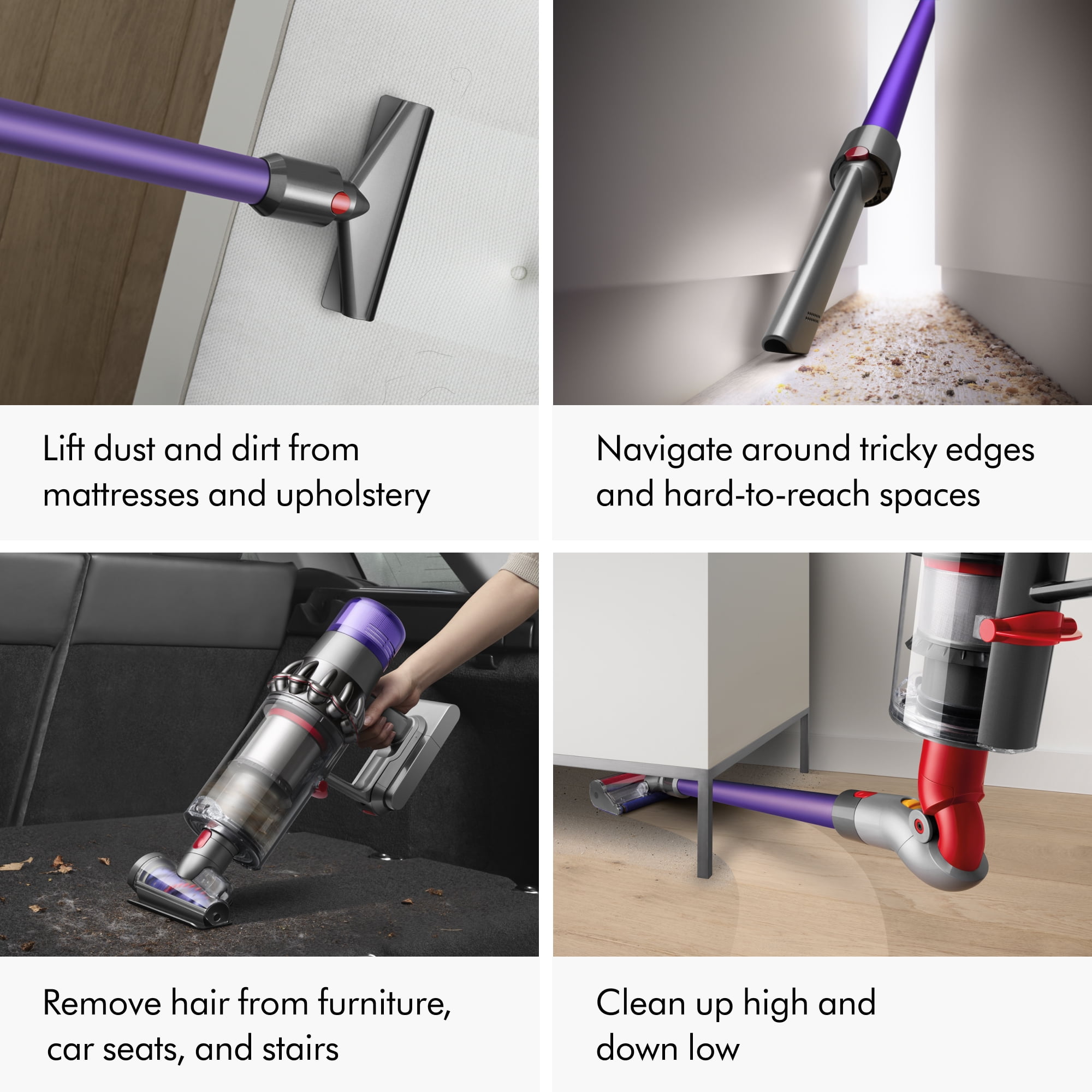 Restored Premium Dyson V11 Plus Extra Cordless Vacuum Cleaner | Purple (Refurbished)