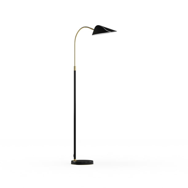 Modrn Scandinavian 60 Adjustable Task, Adjustable Floor Lamp Black