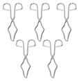 thumbnail image 4 of Ponga de crisol alicados de pinza, versátiles de acero inoxidable resistente a la Óxido pintas de crisolas 5 piezas para rejillas de carbón para fondición de metal, 4 of 7