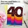 thumbnail image 5 of 1 Big 40th Anniversary Card with Envelope (8.5 x 11 Inch) - Bold Milestones 40 J6110BANG, 5 of 6