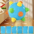thumbnail image 3 of Toddlers Baby Music Shake Ball Toy Bumble Ball for Babies,Dancing Bumpy & Interactive Sounds Crawl Ball Toy, Best Bouncing Sensory Learning Gift for 3+ Year Old Boys&Girls., 3 of 7