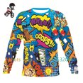 thumbnail image 3 of Maillots de descenso para niños, ciclismo de montaña, todoterreno, Dh, camisetas de moto, camisetas de secado rápido, ropa de bicicleta BMX para niños, ciclismo, 3 of 5
