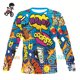 thumbnail image 3 of Maillots de descenso para niños, ciclismo de montaña, todoterreno, Dh, camisetas de moto, camisetas de secado rápido, ropa de bicicleta BMX para niños, ciclismo, 3 of 5