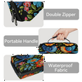 thumbnail image 4 of Herdesigns Floral Bird Carry Case Compatible with Nintendo Switch 2017 & Oled 2021, with 20 Game Card Slots, Vintage Boho Floral Portable Travel Carrying Case Pouch for Accessories & Games, 4 of 8