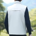 thumbnail image 6 of Snorda Fleece Vest for Men Full Zip Stand Collar Vest Sleeveless Soft Solid Vests with Zipper Pockets for Fall Winter Hiking Outdoors Daily Layering Casual Wear, 6 of 6
