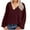 Wine Fall Winter Corduroy Tops, variant on Women's Fall Winter Corduroy Tops Batwing Sleeves Long Sleeve Tunic Tops 2024 Fashion Elegant Solid V Neck Blouses Casual Loose Fit Flowy Basic Pullover Shirts Beige S