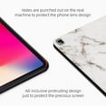 thumbnail image 4 of Marble Case for Samsung Galaxy Tab A7 10.4 Cover 2020, Allytech Premium Shock Proof Stand Folio Multi-Angle Viewing TPU Bumper Protective Case for Galaxy Tab A7 SM-T500/T505/T507 2020 Release, White, 4 of 5