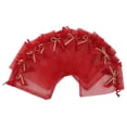 thumbnail image 2 of GUOOL 10 Pcs Sacs Cadeaux Nœud à Cordon pour Mariage - Rouge, 15cm 10 x 15cm, 2 of 9