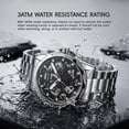 thumbnail image 4 of SKMEI Men's Automatic Mechanical Watch Skeleton Waterproof Stainless Steel Mens Watches Fashion Analog Watch for Men, 4 of 5