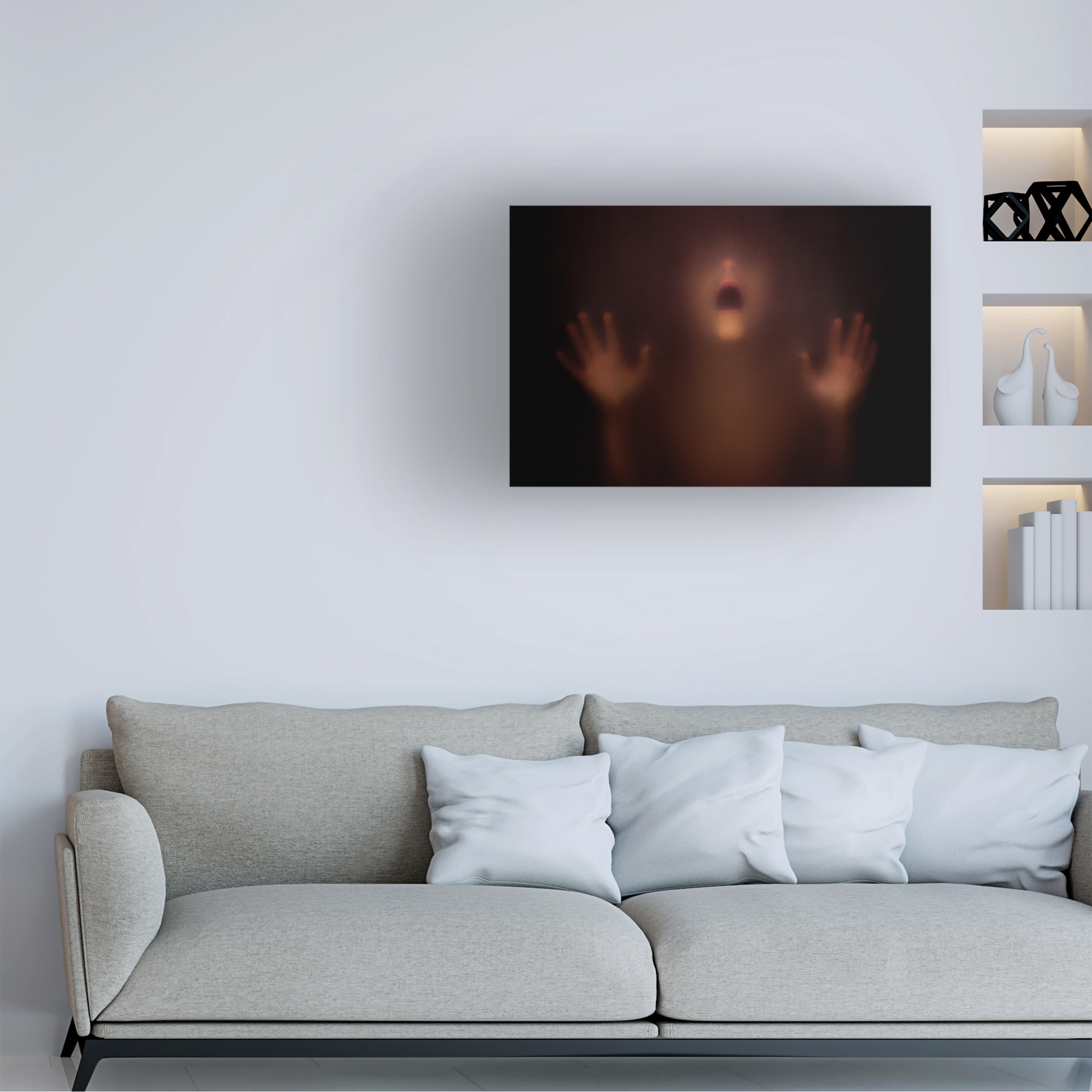 David Bokeh 'The Silent Scream' Canvas Art