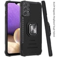 thumbnail image 4 of For Samsung A32 5G ALLOY Magnetic RingStand Tough Hybrid Case Cover - Black, 4 of 5