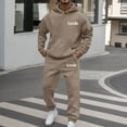 thumbnail image 2 of TINZ Ensemble Deux Pièces à Capuche Survêtement Confortable Tenue Athlétique Décontractée Tissu Doux Tenue de Joggeur pour Style de Rue et Complets Classiques Vestes de Bal pour Hommes, 2 of 4