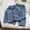Blue, variant on OGLCCG Unisex Kids Fleece Outfits 2 Piece Plush Lounge Set for Boys Girls Button Down Shirt and Pants Fall Winter Matching Clothing Sets 6M-14 Years