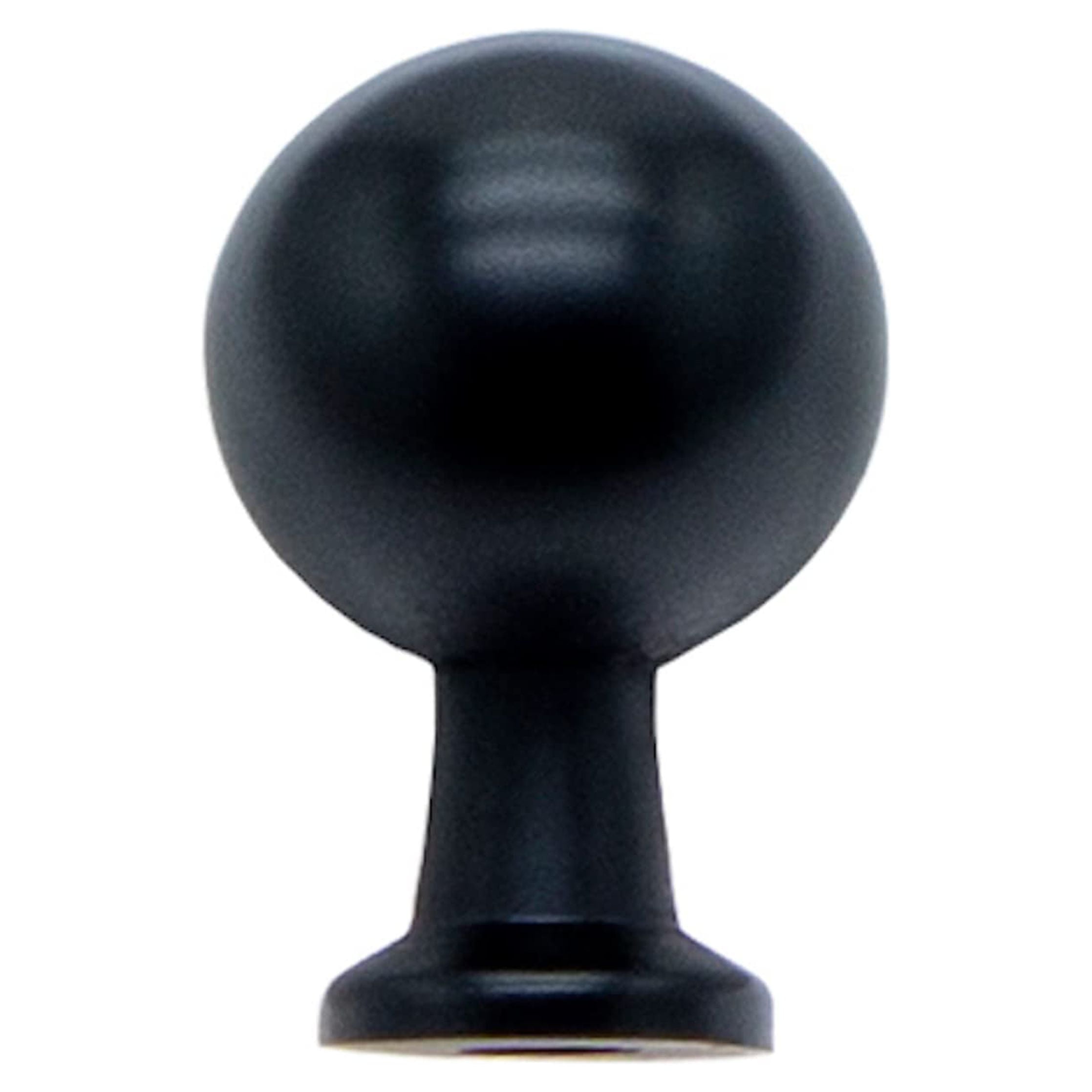 Utopia Alley 25pcs Lyon Cabinet Ring Pull Knob - Decorative Cabinet Drop Pull Knobs for Cabinets and Drawers - Vintage Cabinet Hardware with Hand Finished Matt Black - Metal Drawer Pull Knobs 0.87"