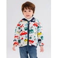 thumbnail image 3 of Toddler Fleece Jacket Winter Warm Coats with Hooded for Baby Boys Girls, 3 of 9