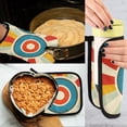 thumbnail image 5 of Yayeee Oven Mitts and Pot Holder Set of 4 Heat Resistant Kitchen Gloves Baking Hot Pad, Colorful Circles, 5 of 5