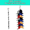 thumbnail image 3 of Hat Organizer Hat Rack for Door 16 Clips Baseball Caps Storage Hanger for Closet, Vertical Ball Cap Racks Over Wall, Mens Caps Holder on Wall , Hats Organizers Hanging Back of Doors, 3 of 6
