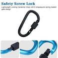thumbnail image 3 of Aluminum D-Ring Locking Key Security Camping Climbing Hiking KeychainClips with Screw, 3 of 5
