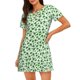 thumbnail image 1 of Balery St Patrick's Day4 Camisón de manga corta con cuello redondo para mujer, cómodo y elegante., 1 of 6
