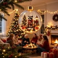 thumbnail image 3 of Light Up Animal Christmas Ball Ornament for Tree Decor, Glowing Christmas Balls Ornament with Mini Raccoon & LED Warm Lights, Clear Winter Scene Balls for Mantel Window, Holiday Keepsake, 3 of 9
