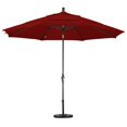 thumbnail image 2 of 11' Aluminium Marché Umbrella Collier Inclinaison DV Bronze/pacifica/brique, 2 of 2