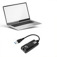 thumbnail image 1 of Gigabit Network Adapter USB C to RJ45 LAN Port Converter for High Speed Wired Internet Connection on Laptop PC and MacBook Devices, 1 of 5