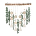 thumbnail image 1 of Decoración Colgante de Pared de Eucalipto, Planta de Eucalipto Artificial, Hojas Falsas, Decoración de Pared con de Madera, 1 of 5