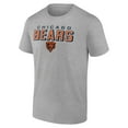 thumbnail image 2 of Men's Heather Gray Chicago Bears Swagger T-Shirt, 2 of 3