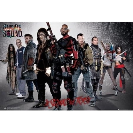 Suicide Squad - Supervillian Gang Poster Print, 36 x 24