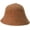 Brown, variant on CoCopeaunts Womens Bucket Hat Winter Warm Wool Knit Hat Solid Color Packable Comfortable Breathable Bowler Hat Walking Climbing