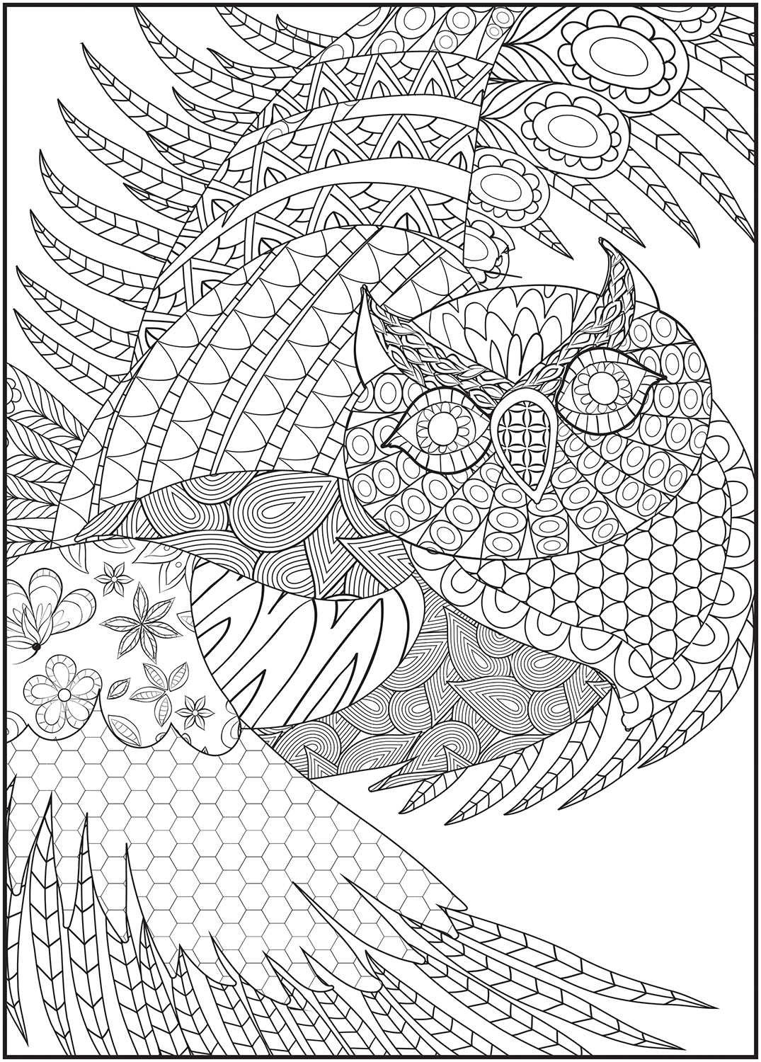 Cra-Z-Art Timeless Creations Adult Coloring Book, Wild at Heart, 64 Pages - image 4 of 10