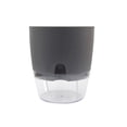 thumbnail image 1 of 2-Layer Flower Pot Vase Handmade Self Watering Round Flower Pot With Water Container For Home Decoration 2 Colors Gray White 3 Sizes, 1 of 2