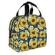 thumbnail image 2 of Easygdp Sunflowers Bolsa Térmica Premium - Tela Oxford Impermeable, Gran Capacidad, Bolsillo Frontal, Unisex para Trabajo, Escuela, Actividades al Aire Libre y Picnics, 2 of 8