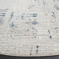 thumbnail image 3 of SAFAVIEH Parker Tyson Distressed Polyester Area Rug, Taupe/Grey Blue, 6'7" x 6'7" Round, 3 of 8