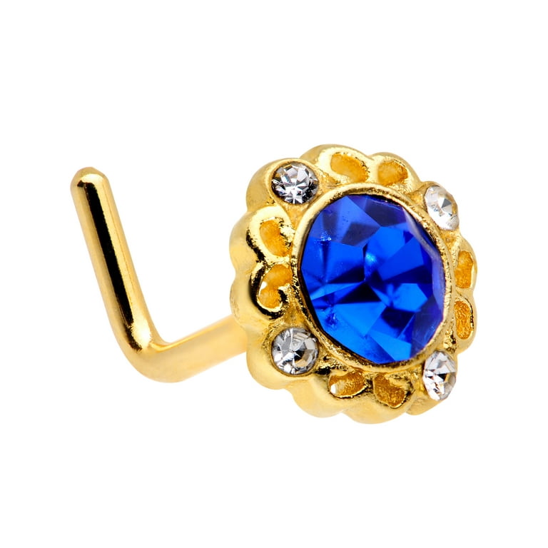 16 gauge l online shaped nose stud