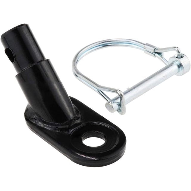 Adaptador de enganche para remolque de bicicleta, acoplador de bicicleta para remolques para niños, remolques de bicicleta para mascotas, adaptador negro