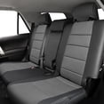 thumbnail image 5 of coverdream 4Runner Seat Covers Custom Fit for 2010-2024 Toyota 4Runner (7-Seater,3-Row) - Breathable Leather Auto Seat Covers(Full Set,Black/Gray), 5 of 9