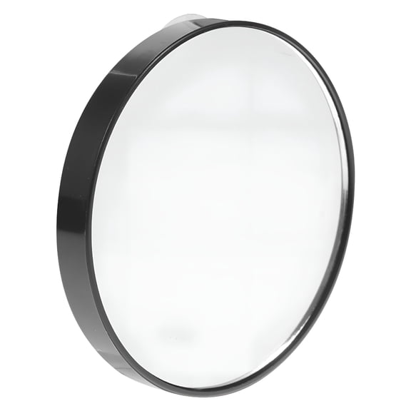 HBMYN 5X Magnifying Glass Mirror 7.5cm Round Wall Suction Cup Makeup Mirror Black
