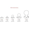 thumbnail image 5 of RAM MOUNTS Base with Zinc Coated U-Bolt and 1-Inch Ball for Rails from 0.5 to 1.25-Inch in Diameter, 5 of 5
