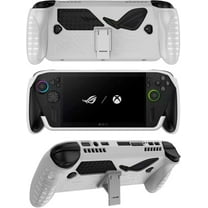 Case for ASUS ROG Xbox Ally/Ally X 2025, Flexible TPU Shockproof Cover with Kickstand (White)