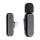 thumbnail image 1 of Sistema de micrófono con clip inalámbrico portátil One-trigger-One para teléfonos Android tipo C, 1 of 8