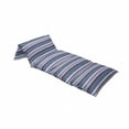 thumbnail image 4 of Striped Floor Pillow Lounger Cover, Horizontal Mixed Christmas Elements Design with Dots Snowflakes Stars Retro Image, Nap Mat Printed Fabric Case for 5 Pillows, 88" x 27", Multicolor, by Ambesonne, 4 of 5